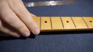 Подготовка грифа к шлифовке ладов