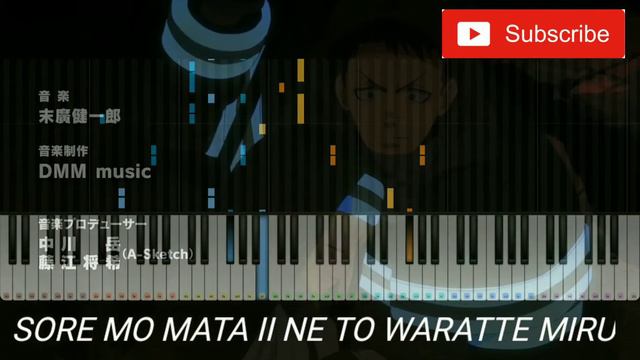 FIRE FORCE OP"INFERNO" PIANO COVER смотреть онлайн