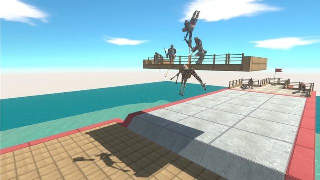 Who Will Be Saved From The Lava Trap - Animal Revolt Battle Simulator смотреть онлайн