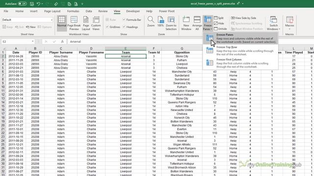 Freeze Panes vs Split Panes - The Correct Way to Use Them смотреть онлайн