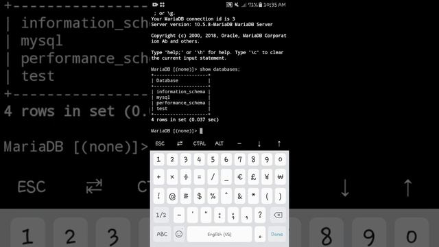 Login to MySQL monitor using Termux Application смотреть онлайн