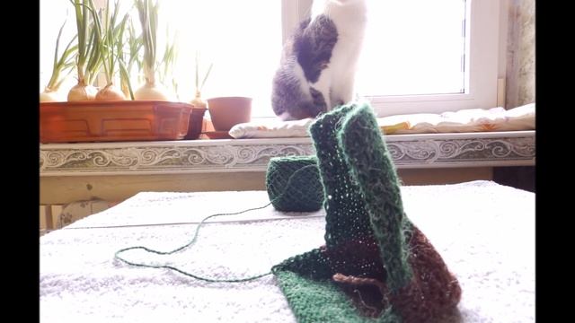 Вязание ( носки двумя спицами ) смотреть онлайн