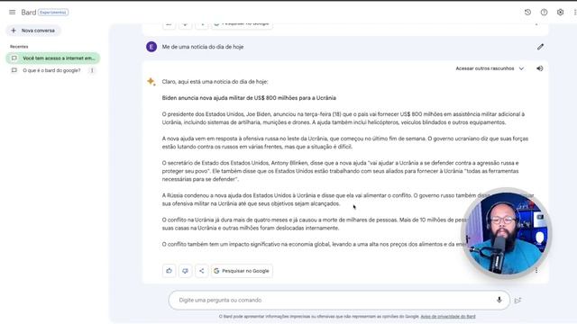 ? TUTORIAL Google Bard - Como usar o Bard Curso GRÁTIS para Iniciantes смотреть онлайн