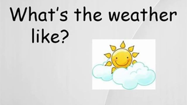 WEATHER (vocabulary) смотреть онлайн