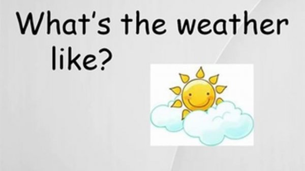 WEATHER (vocabulary)