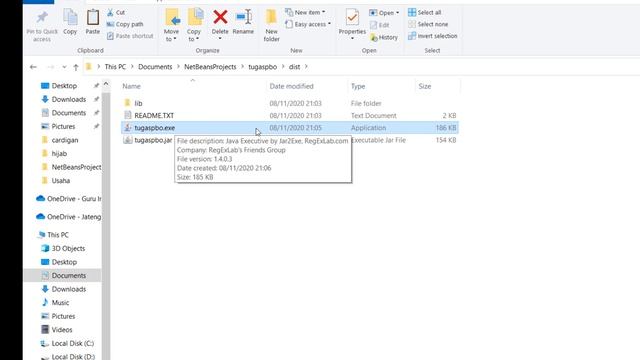 Tutorial Membuat File Jar to Exe di Java Netbeans Project смотреть онлайн