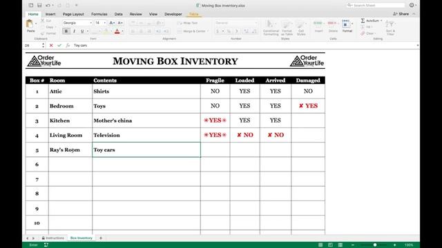 Moving Box Inventory - Excel How-To Series смотреть онлайн