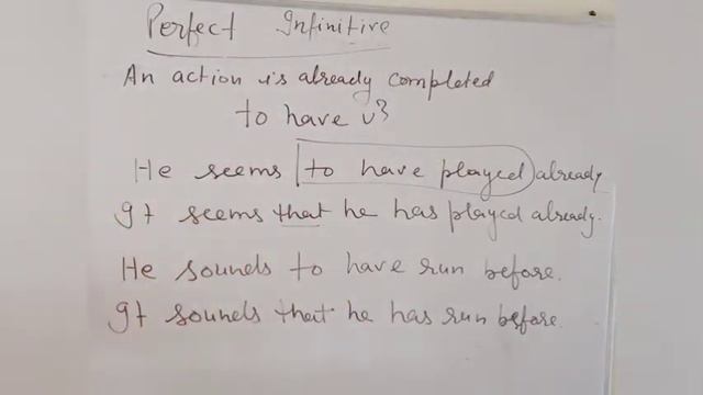 📘 Perfect Infinitive (Part-5) смотреть онлайн