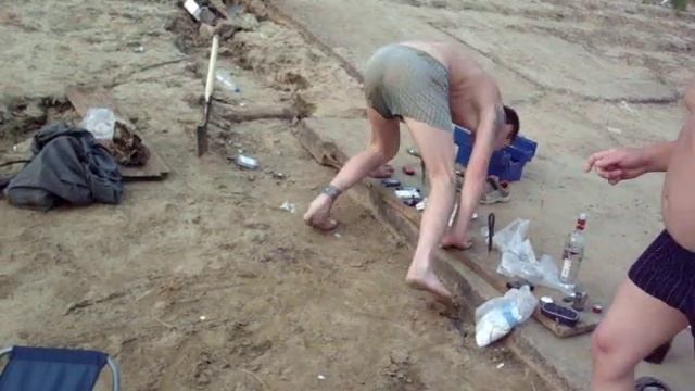 Прикол!!! Пьяный Вася или паркур на рыбалке.wmv смотреть онлайн