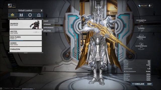 INAROS RAMSES SKIN !! | BEST INAROS COSTUME | Warframe смотреть онлайн