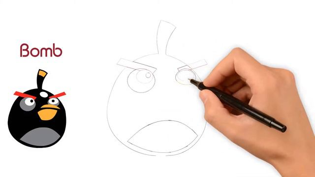 Drawing Angry Birds For Kids-Draw Red/Draw Yellow/Draw King Pig/Draw Yellow & White Birds смотреть онлайн