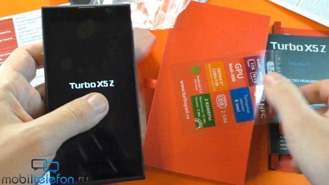 Распаковка тонкого Turbo X5 Z с 13-Мп камерой Sony смотреть онлайн