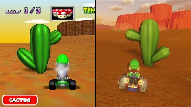 Kalimari Desert - Nintendo 64 VS Switch | Mario Kart 8 Deluxe - Booster Course Pass смотреть онлайн