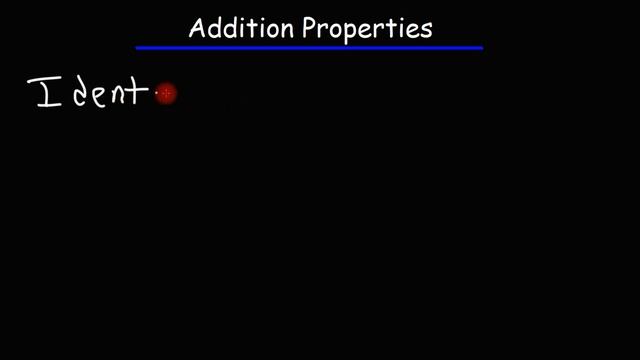 Addition Properties - Commutative, Associative, Identity, Inverse | Algebra смотреть онлайн
