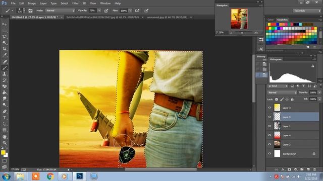 Photoshop Tutorial | Crack Movie Poster | Image Manipulation смотреть онлайн
