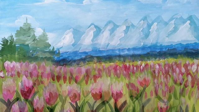 Альпийские луга. Весна. смотреть онлайн