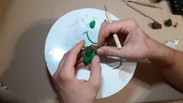 Лепка. коралл Мозговик в аквариум. Псевдоморе #11 Аквариумный эксперимент смотреть онлайн