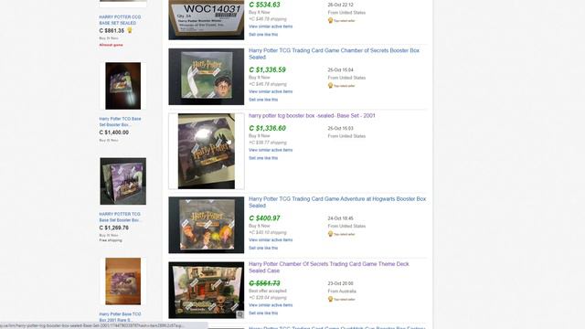 Ebay hunting! Harry Potter trading card game смотреть онлайн