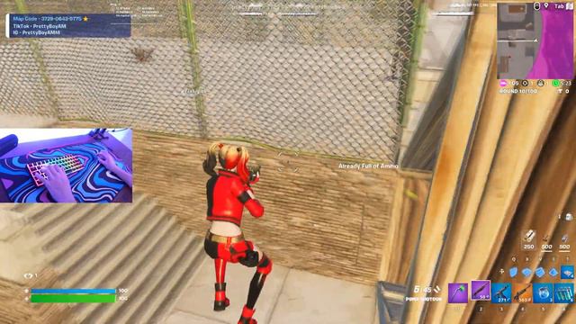 Anne Pro 2 Gaming Keyboard 😈 Fortnite ASMR Tilted Towers ZoneWars Gameplay 240FPS смотреть онлайн