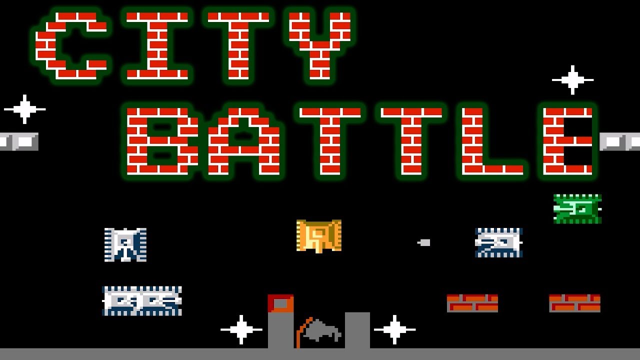 Battle City ( NES / Dendy ) город битв или просто танчики ретро игра в которую играл весь мир смотреть онлайн