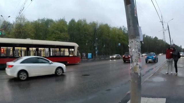 Нижний Новгород. Трамвай МиНиН 1802 маршрута №2. 01 мая 2023 смотреть онлайн