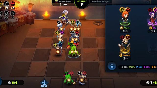 Auto Brawl Chess: Battle Royale Gameplay Walktrough ⚔️ Pawn 8 Completed смотреть онлайн