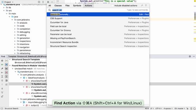 IntelliJ IDEA. Structural Search and Replace смотреть онлайн