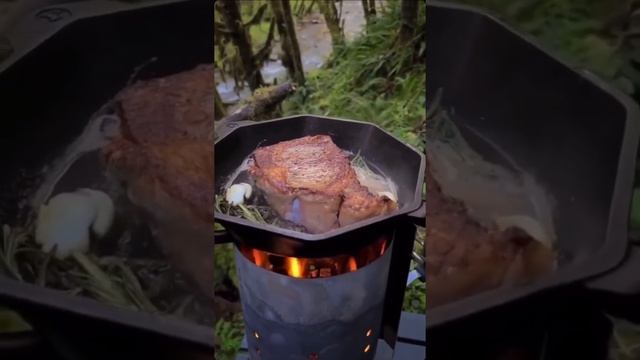 Как пожарить мясо в лесу проста, легко и очень вкусно смотреть онлайн