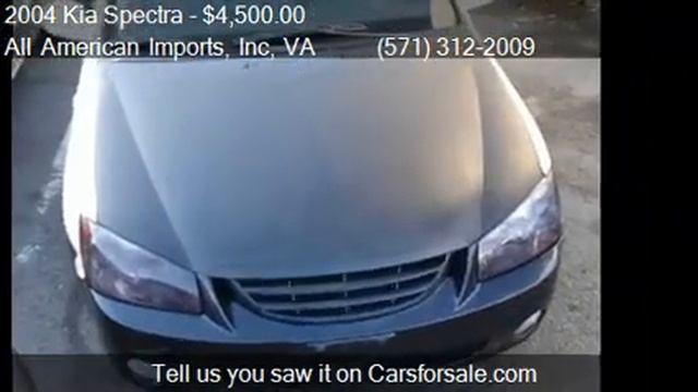 2004 Kia Spectra EX 4dr Sedan for sale in Arlington, VA 2220 смотреть онлайн