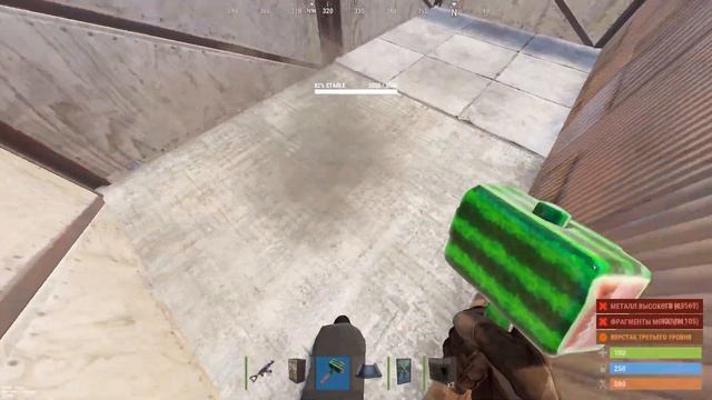 ПРОСТОЙ ДВОЙНОЙ БУНКЕР для СОЛО ИГРОКА в РАСТ RUST гайд как построить смотреть онлайн