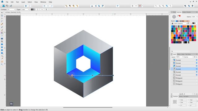 Create an Isometric Logo Design Affinity Designer Tutorial смотреть онлайн