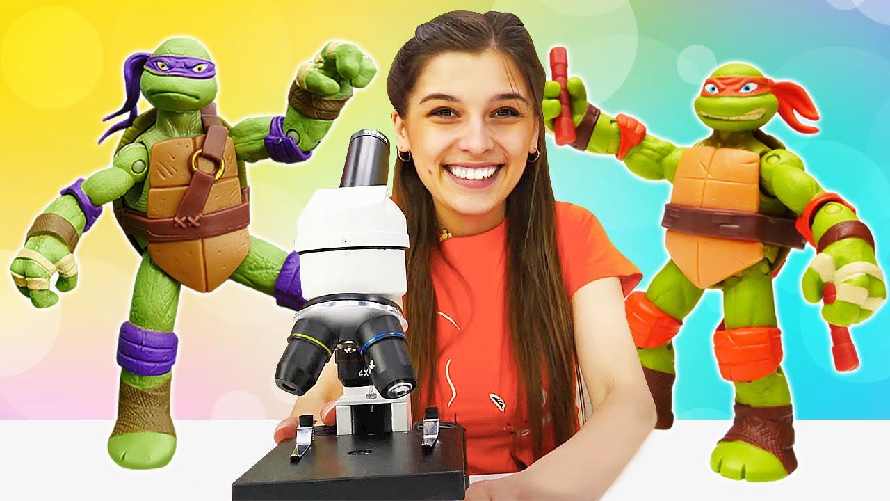 Черепашки ниндзя отмечают День Рождения! Видео игрушки потеряли Леонардо! Игры в детективов смотреть онлайн