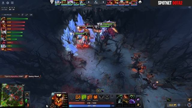 Team Spirit vs Tundra Game 1 | Bo2 | Group Stage The International 2022 TI11 | Spotnet Dota 2 смотреть онлайн