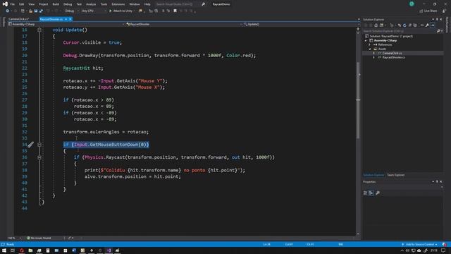 Como criar uma mecânica click-move com Raycast em Unity смотреть онлайн