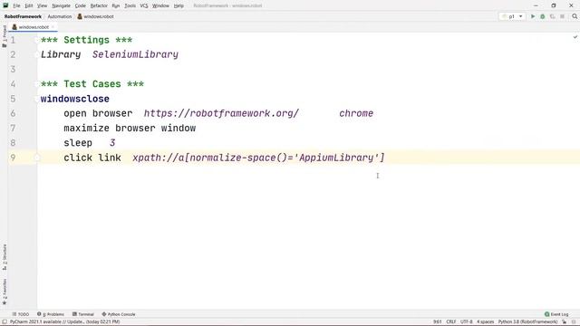 Working with Tabs using Robot Framework || Selenium Library. смотреть онлайн