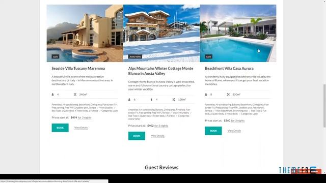 Villagio - Property Rental WordPress Theme | Free Template Ge смотреть онлайн