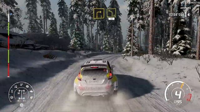 WRC 8 on Nintendo Switch - Ford Fiesta R5 at Rally Sweden Gameplay смотреть онлайн