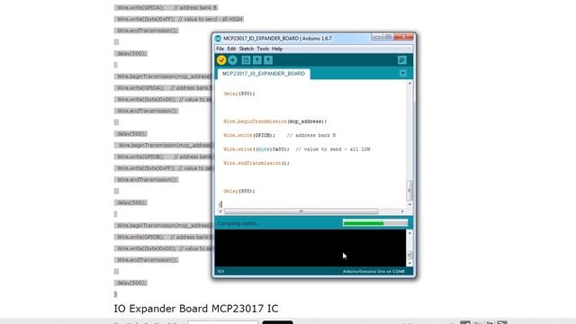 I2C 16 INPUT OUTPUT PORT EXPANDER MCP23017 смотреть онлайн