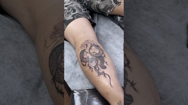 Hình xăm rắn cực chiến - Snake tattoo design ♥ смотреть онлайн