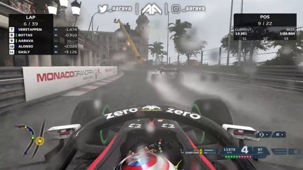 MONACO 300IQ STRATEGY! SAFETY CAR WET RACE! SPECIAL LIVERY! - F1 2021 MY TEAM CAREER Part 45