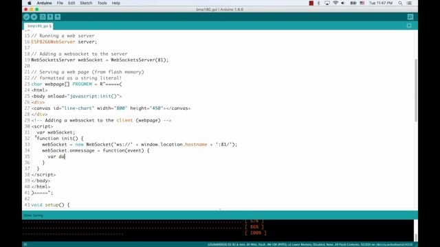 ESP8266 Plot Sensor Data With Websockets/Chart.js In Arduino IDE (Mac OSX & Windows) | WeMos BMP180 смотреть онлайн