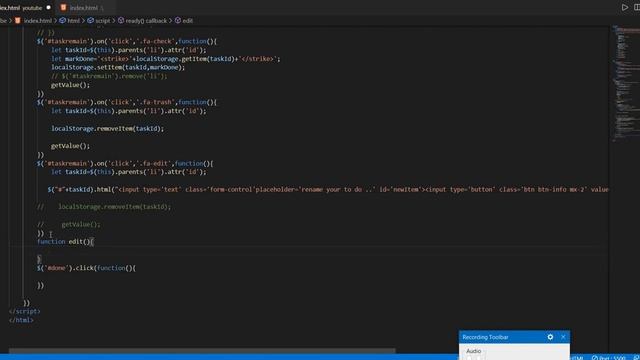 To Do List | local storage | using JavaScript, html ,bootstrap | part 5 смотреть онлайн