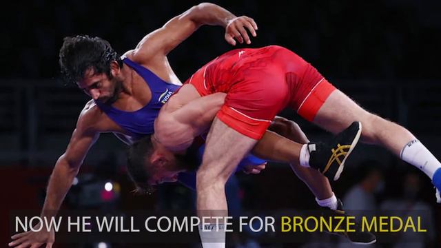 Bajrang Punia Vs Haji Aliyev in Men's Freestyle 65kg as Indian Loses To Haji Aliyev by 12-5😢🇮🇳 | смотреть онлайн