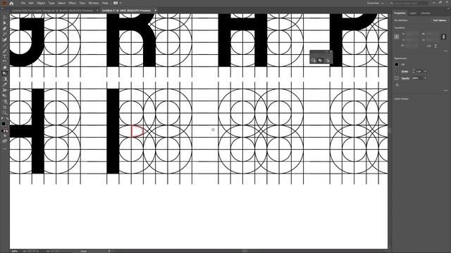 Grid System for Logo Design. Adobe Illustrator Tutorial. смотреть онлайн