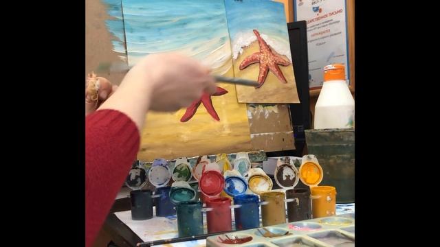 Рисуем сами морскую тему смотреть онлайн