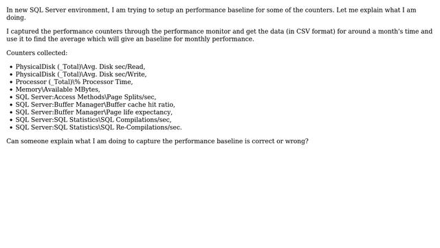 Databases: SQL Server performance baseline benchmark смотреть онлайн
