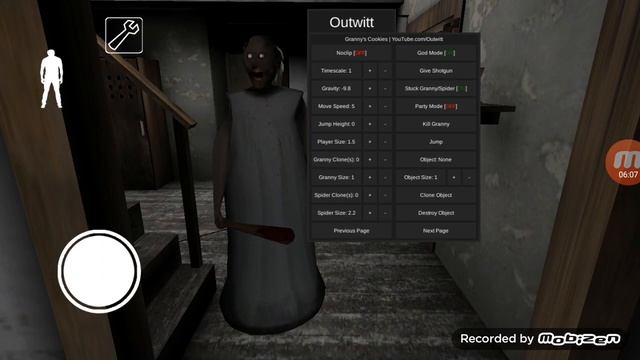 сравниваю две мод меню бабки Granny смотреть онлайн