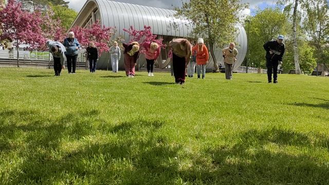 Совместная практика с командой Золотая Черепаха на площадке ВДНХ. 29 мая 2022 года.