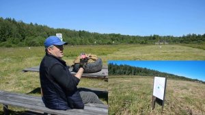 Корсар 350 . Стреляю на 50 и на 100 метров.