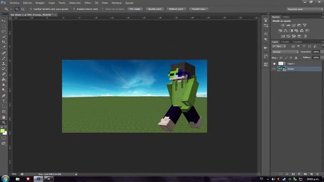 Como Hacer MINIATURAS de MINECRAFT en PHOTOSHOP (Fácil y Rápido) смотреть онлайн